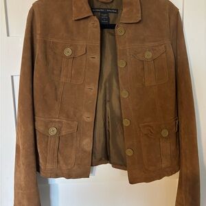 Abercrombie & Fitch Tan Suede Jacket